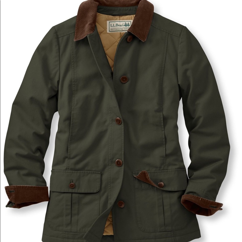 LL Bean Adirondack Barn Coat, Insulated S petite